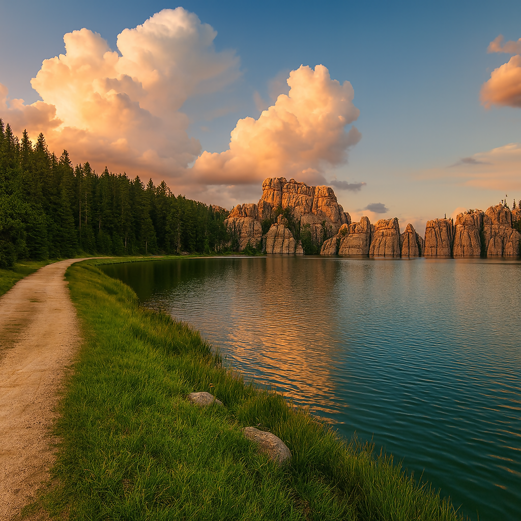 Custer State Park - South Dakota United States - Rendered - Digital File Digital My Custom Designs PDF