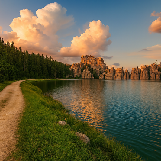Custer State Park - South Dakota United States - Rendered - Digital File Digital My Custom Designs PDF
