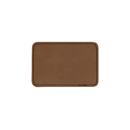 Custom Engraved Rectangle Patch w/ Adhesive Backing Patch My Custom Designs Bark 2" x 3" Bag Tag