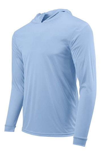 Custom Premium Lightweight Active Casual Polyester Hoodie Pullover My Custom Designs Carolina Blue S
