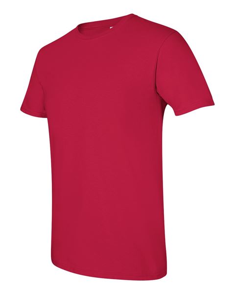Custom Soft Touch Screen Print Tee Shirts My Custom Designs Cardinal Red Small