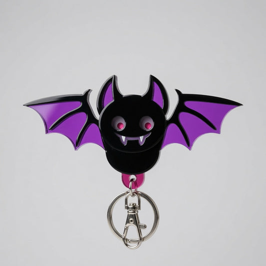 Cute Resting Bat Layered Keychain / Earring Design - Digital File - SVG - Digital