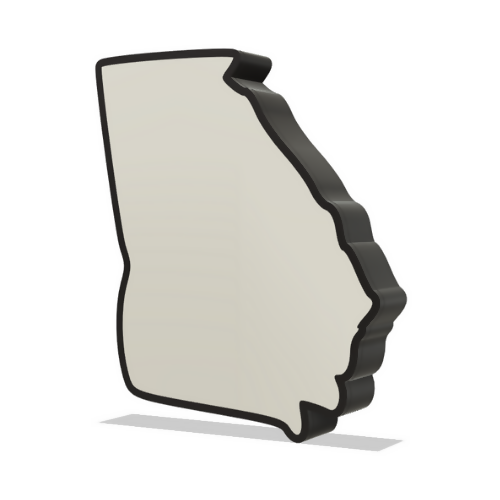 Georgia Wall Lightbox - United States - 3D Print File - Digital File Digital My Custom Designs ZIP File