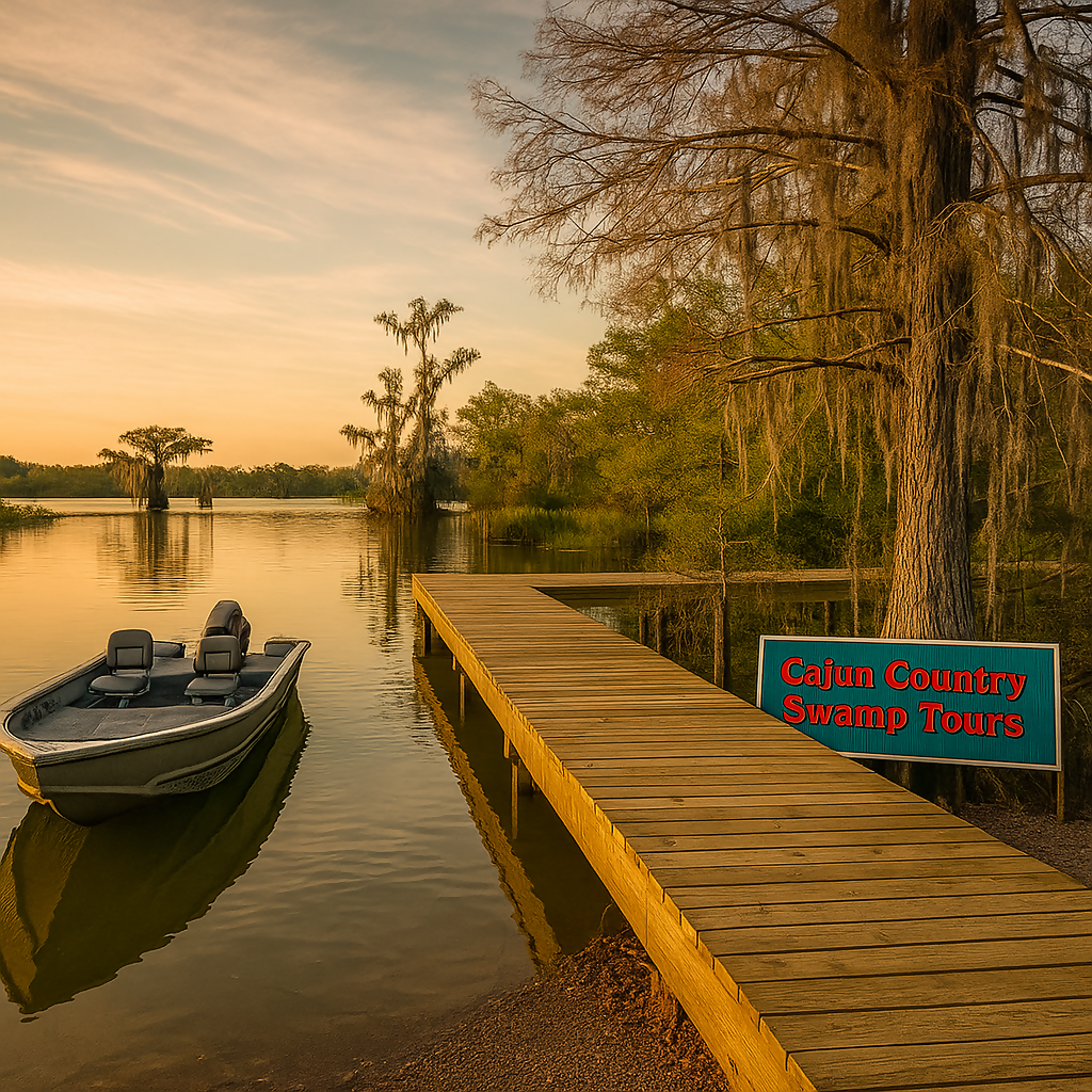 Cajun Country Swamp Tours - Lake Martin - Louisiana United States - Rendered - Digital File Digital My Custom Designs PDF