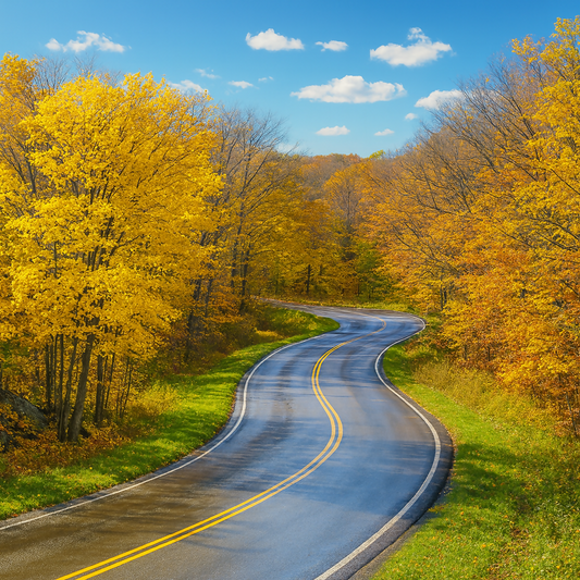 Smugglers Notch Scenic Drive - Vermont United States - Rendered - Digital File