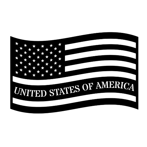 Waving American Flags - Wall Home Decor - Digital File Digital My Custom Designs ZIP File