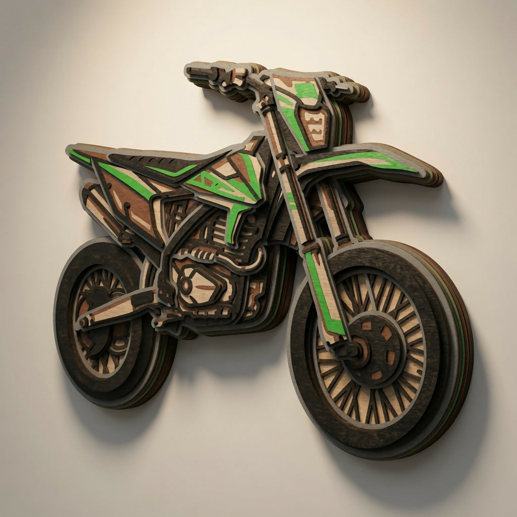 Dirt bike Design Decor - Layered Designs - My Custom Designs - Digital