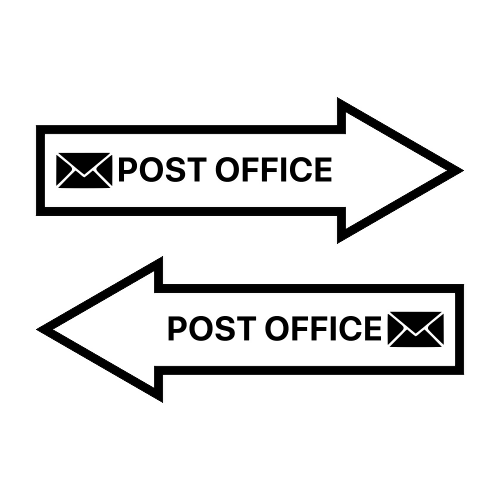 Post Office Sign - Digital File - XCS Friendly Digital My Custom Designs PDF