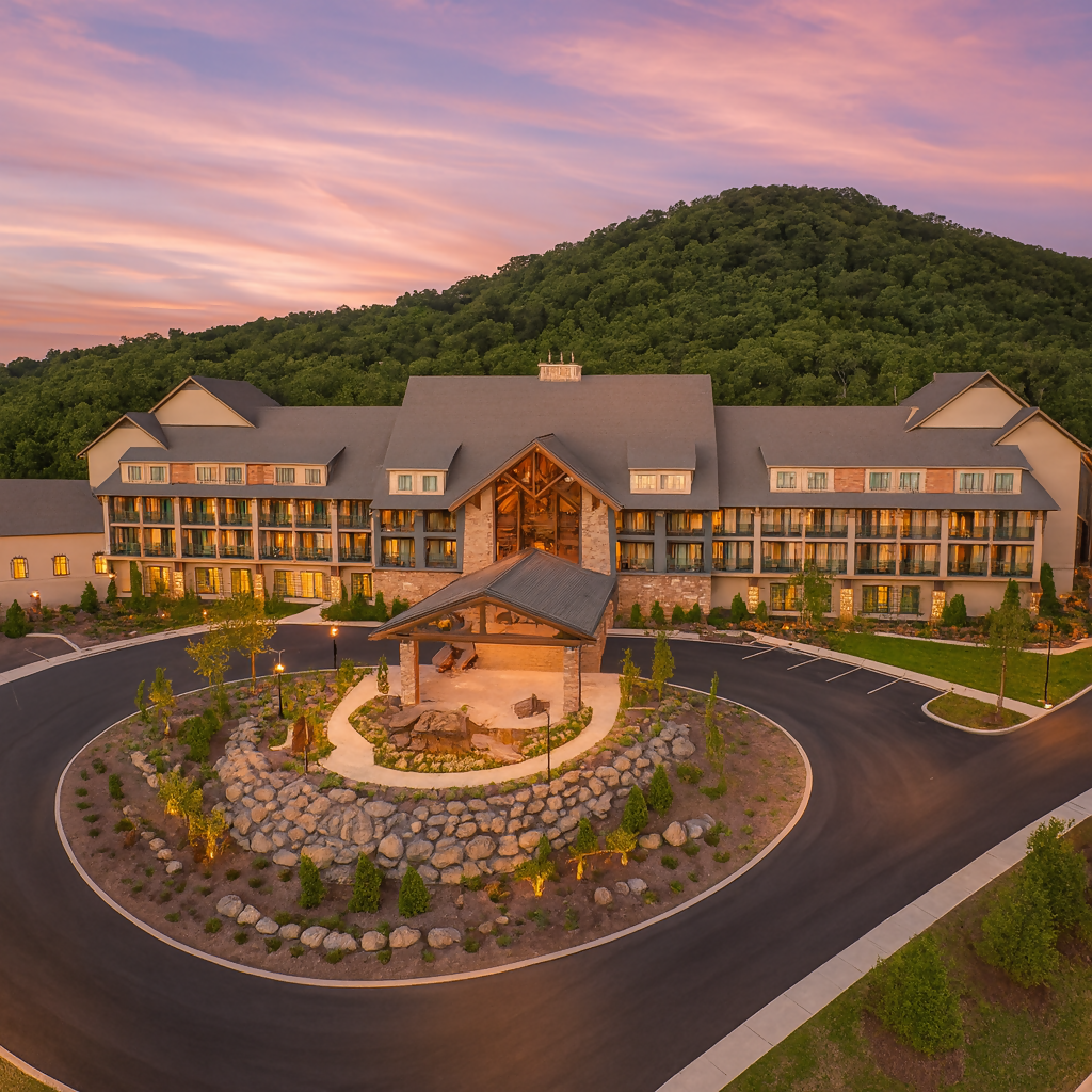 Dollywood's HeartSong Lodge and Resort - Great Smoky Mountains - Tennessee United States - Rendered - Digital File Digital My Custom Designs PDF