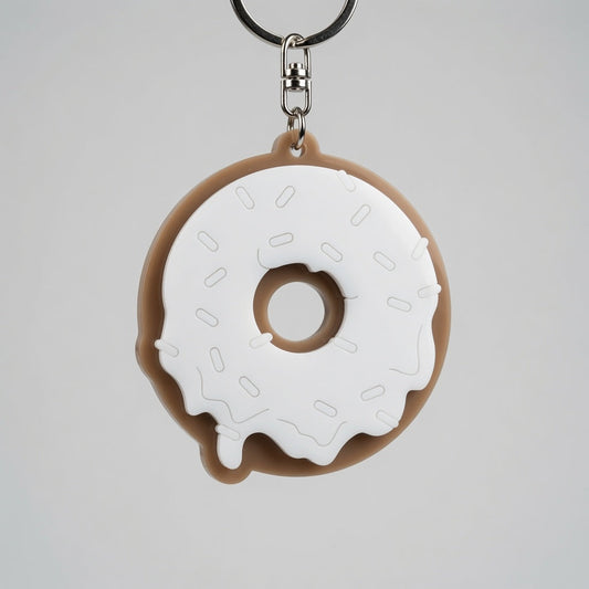 Donut 2 Layer Keychain Layered Design - Digital File - SVG - SVG - Digital File