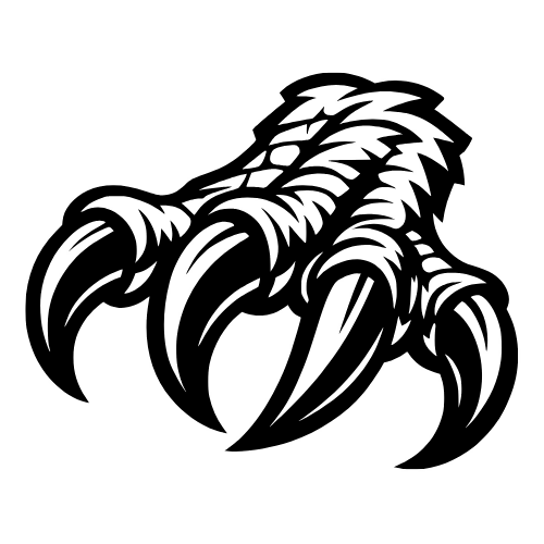 Dragon Claw Design - Vector Graphics - Digital File Digital My Custom Designs PDF