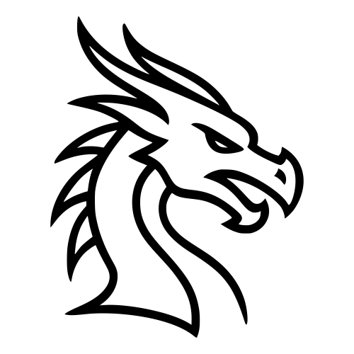 Dragon Logo - Digital File - XCS Friendly Digital My Custom Designs PDF