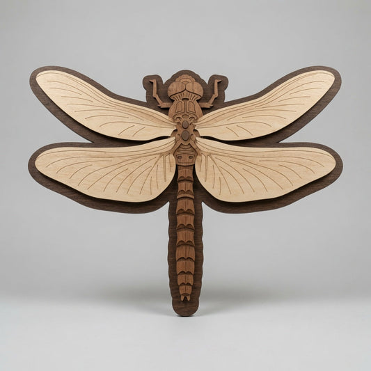 Dragonfly - Layered Animal Designs - Digital File - SVG - Digital