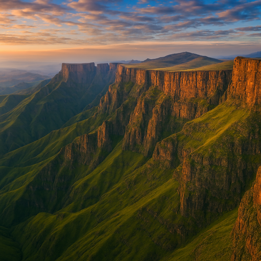Drakensberg Mountain Range - Durban South Africa - Africa - Rendered - Digital File Digital My Custom Designs PDF