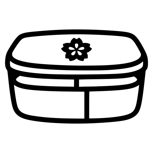 Bento Box Outline - Digital File - XCS Friendly Digital My Custom Designs PDF