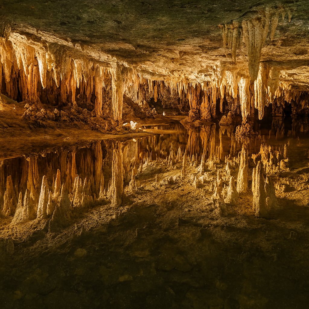 Dream Lake - Luray Caverns - Virginia United States - Rendered - Digital File Digital My Custom Designs PDF