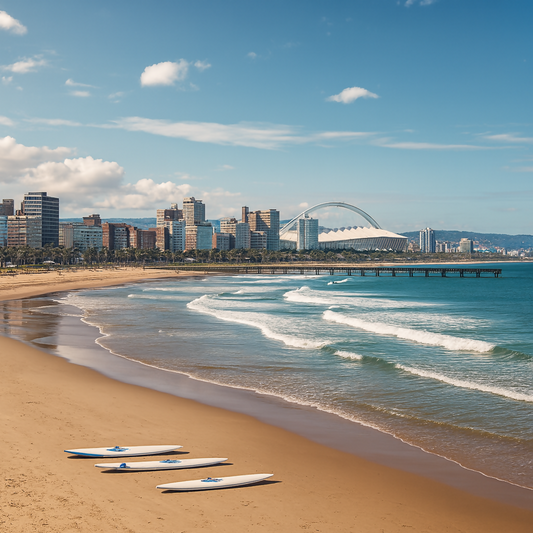 Durban Beachfront - Durban South Africa - Africa - Rendered - Digital File Digital My Custom Designs PDF