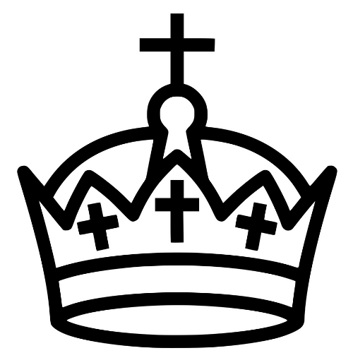 Christian Crown Sketch - Digital File - XCS Friendly Digital My Custom Designs PDF