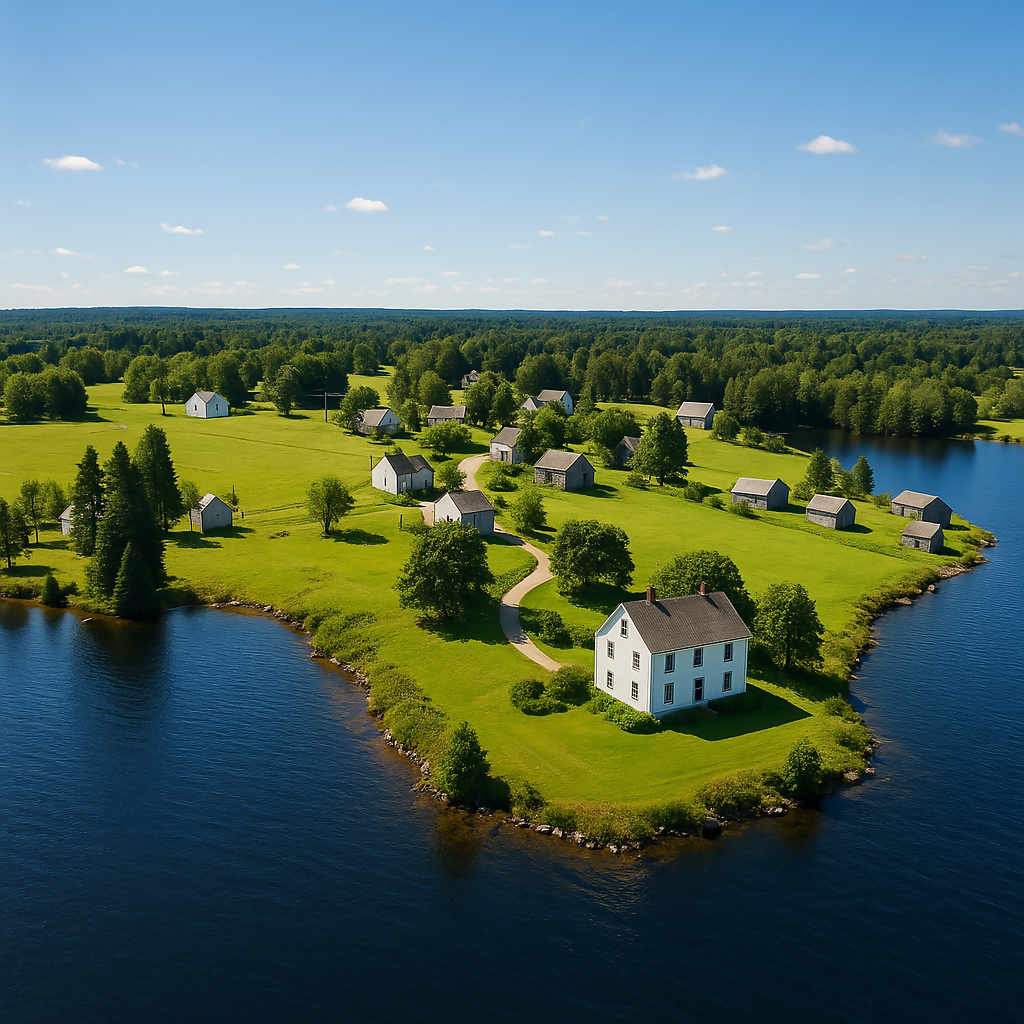 Kings Landing Historical Settlement - New Brunswick Canada - Rendered - Digital FIle Digital My Custom Designs PDF