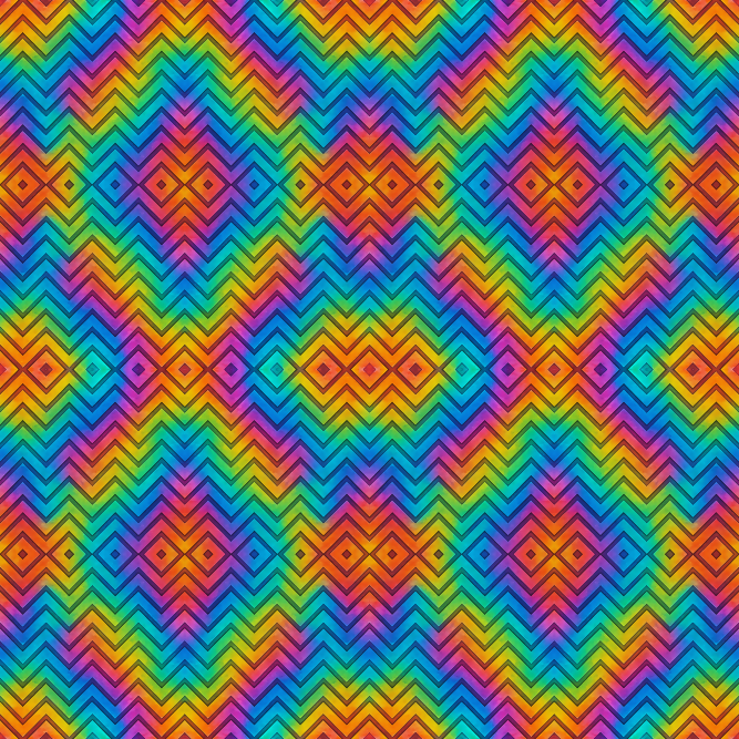 Geometric Abstract - Sharp Diamond Chevrons Pattern - Digital File Digital My Custom Designs PDF