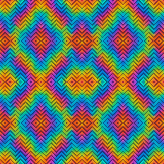 Geometric Abstract - Sharp Diamond Chevrons Pattern - Digital File Digital My Custom Designs PDF