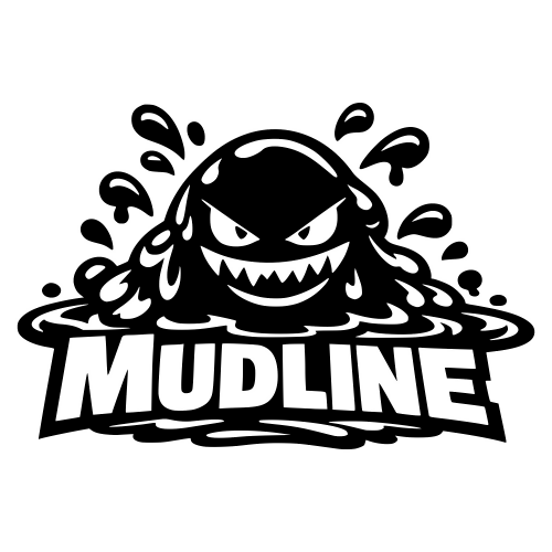 Mudline Creature in Splashing Mud - Vector Graphics - Digital File