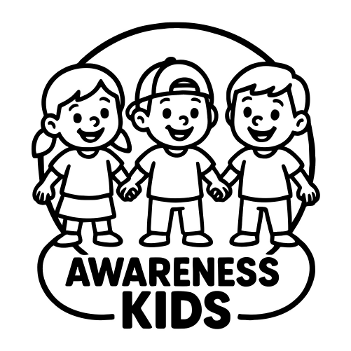 Awareness Kids Badge - Digital File - XCS Friendly Digital My Custom Designs SVG