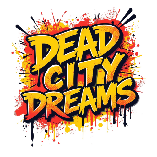 Urban Grunge Retro - Dead City Dreams - T Shirt Design - Digital File Digital My Custom Designs 300 DPI PNG