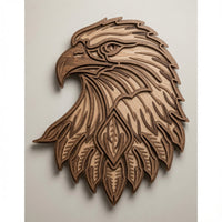 Eagle Head - Animals - Layered Line Designs - Digital File - ZIP File - Digital