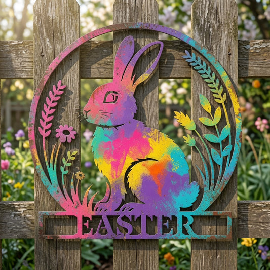 Easter Bunny 2 - Wall Home Decor - Digital File - ZIP File - Digital