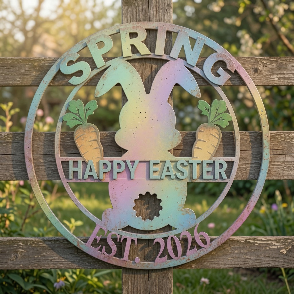 Easter Bunny Carrot 2 - Wall Home Decor - Digital File - ZIP File - Digital