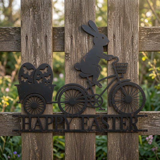 Easter Cycling - Wall Home Decor - Digital File - ZIP File - Digital