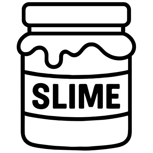 Toy Slime Jar Sketch - Digital File - XCS Friendly Tumbler My Custom Designs PNG