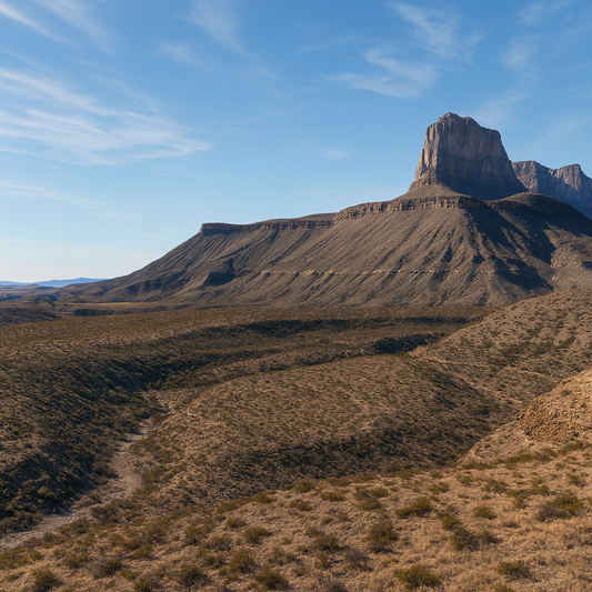 El Capitan - Guadalupe Mountains National Park - Texas United States - Rendered - Digital File Digital My Custom Designs PDF