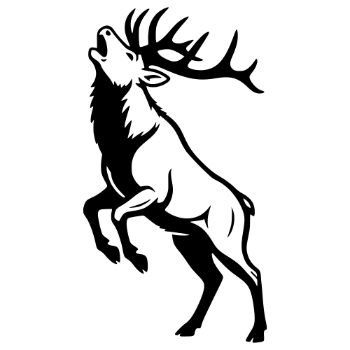 Elk Bugling Pose - Digital File - XCS Friendly Digital My Custom Designs PDF