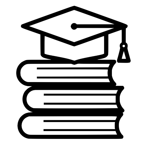 Cap on Book Stack - Digital File - XCS Friendly Digital My Custom Designs