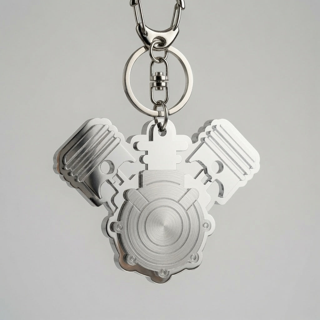 Engine 2 Layer Keychain Layered Design - Digital File - SVG - SVG - Digital File
