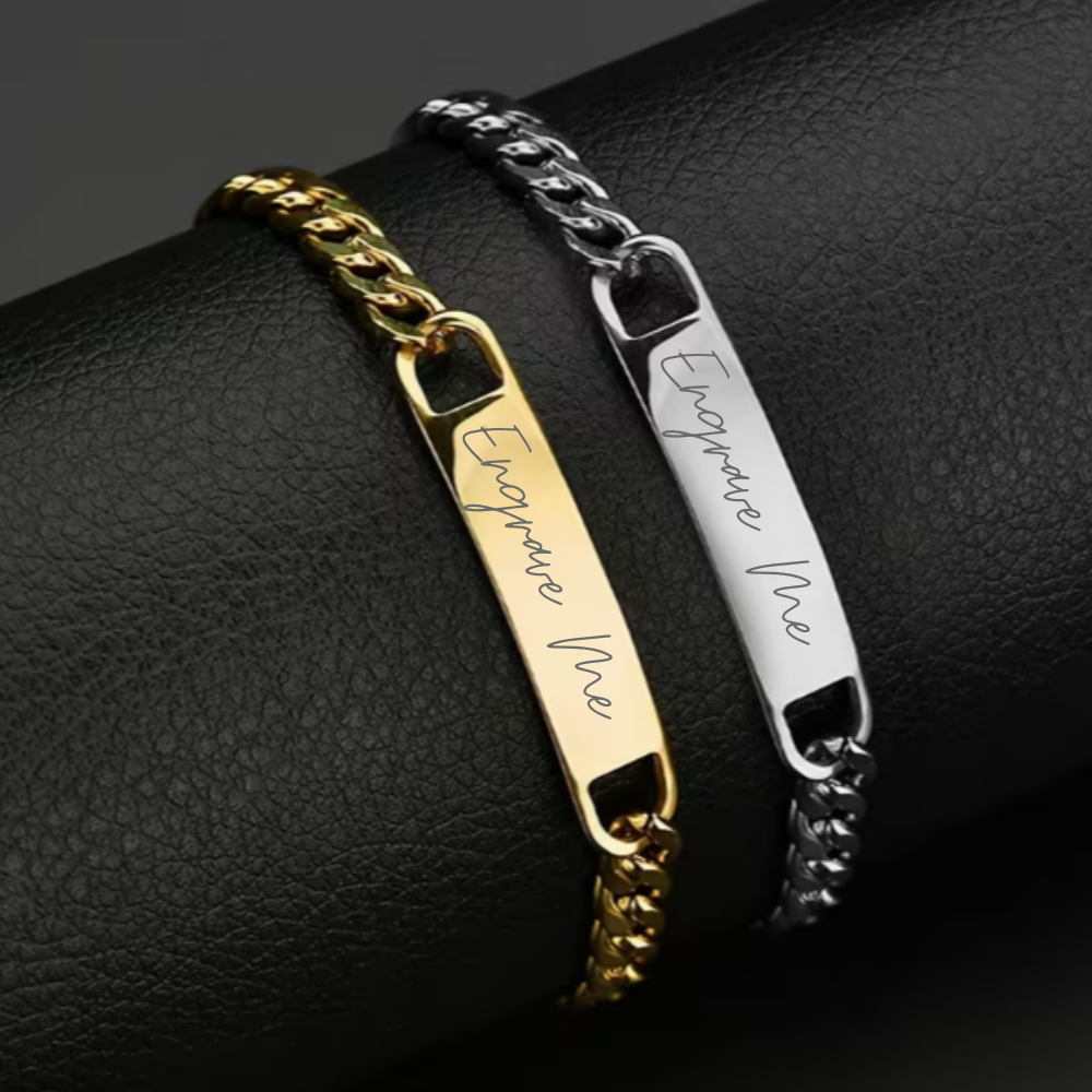 Engravable Blanks - Rounded Plate Bracelet - Seller Supplies My Custom Designs