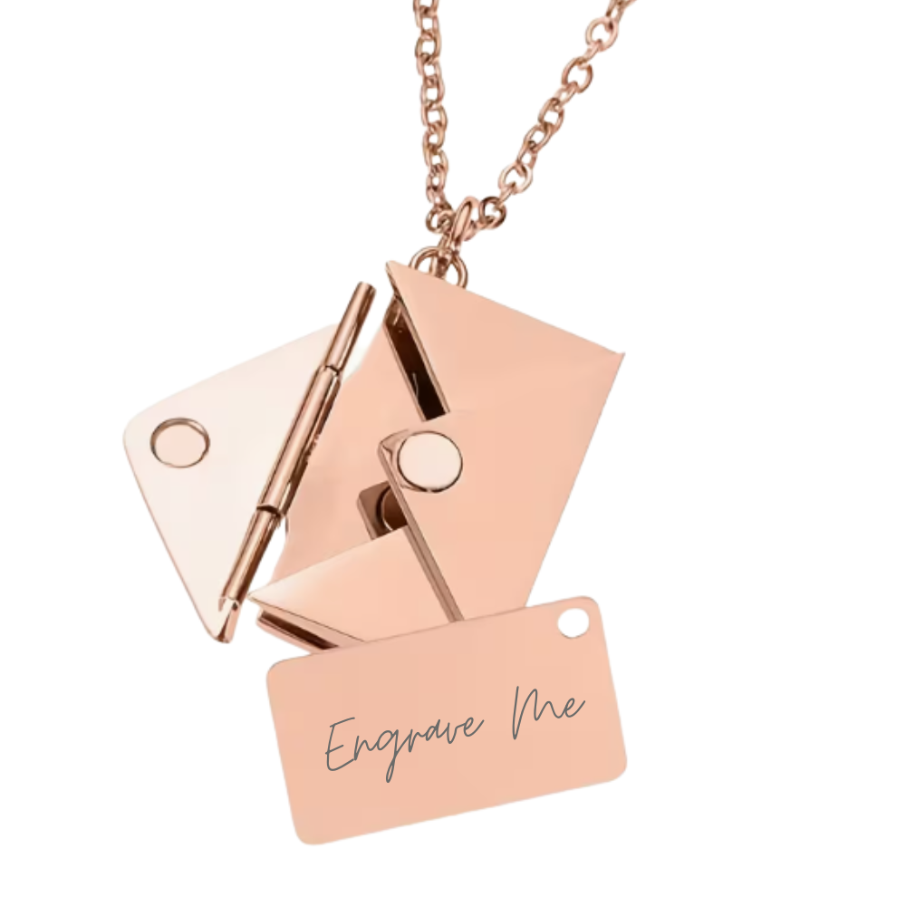 Engravable Jewelry Blank - Envelope & Letter - Seller Supplies My Custom Designs