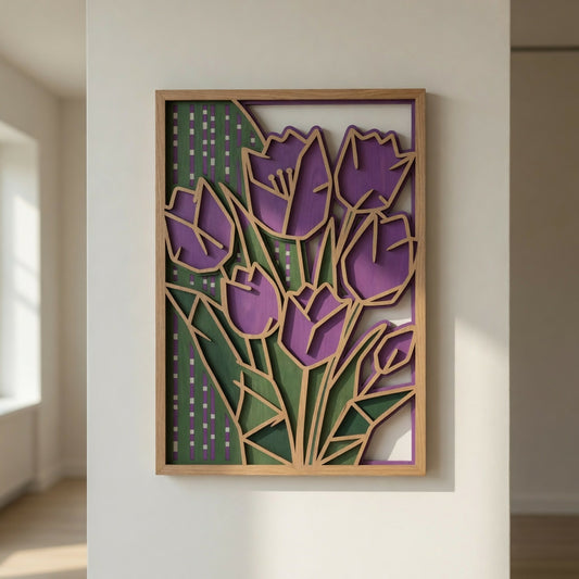 Flowers 4 - Layered Line Designs - Nature - Digital File Digital My Custom Designs ZIP File