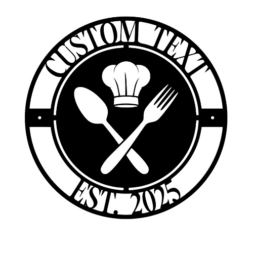 Cross Utensil - Metal Sign - Home Decor - Digital File Digital My Custom Designs ZIP File