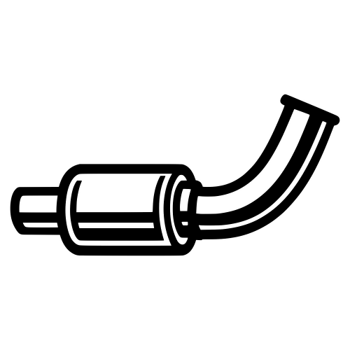 Exhaust Pipe Silhouette - Digital File - XCS Friendly Digital My Custom Designs PDF