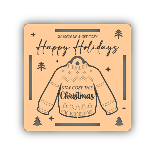 Sweater Square PopOut Ornament Blanket Tags - Digital File Digital My Custom Designs ZIP File