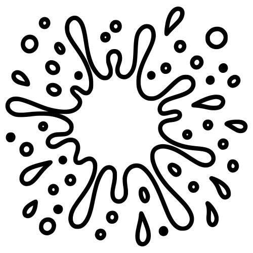 Paint Splatter Design - Digital File - XCS Friendly Digital My Custom Designs PDF