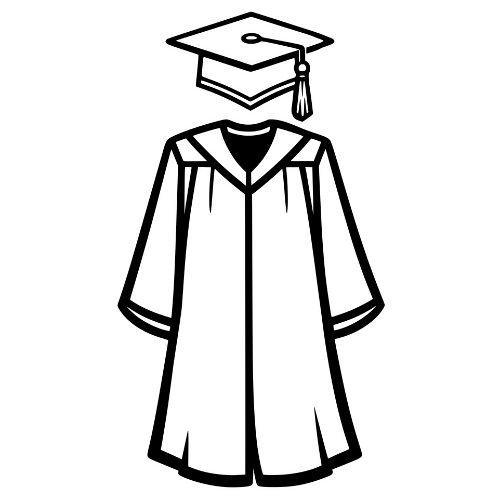 Gown Outline - Digital File - XCS Friendly Digital My Custom Designs PDF