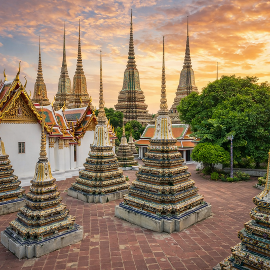 Wat Pho - Bangkok Thailand - Asia - Rendered - Digital File Digital My Custom Designs PDF