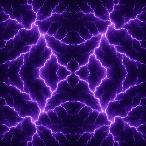 Space and Cosmic - Electric Plasma Storms In Deep Violet - Pattern - Digital file Digital My Custom Designs PDF