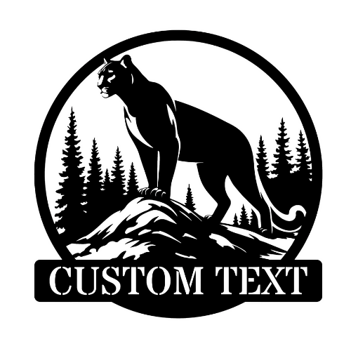 Mountain Lion - Wall / Home Decor - Digital File Digital My Custom Designs ZIP File