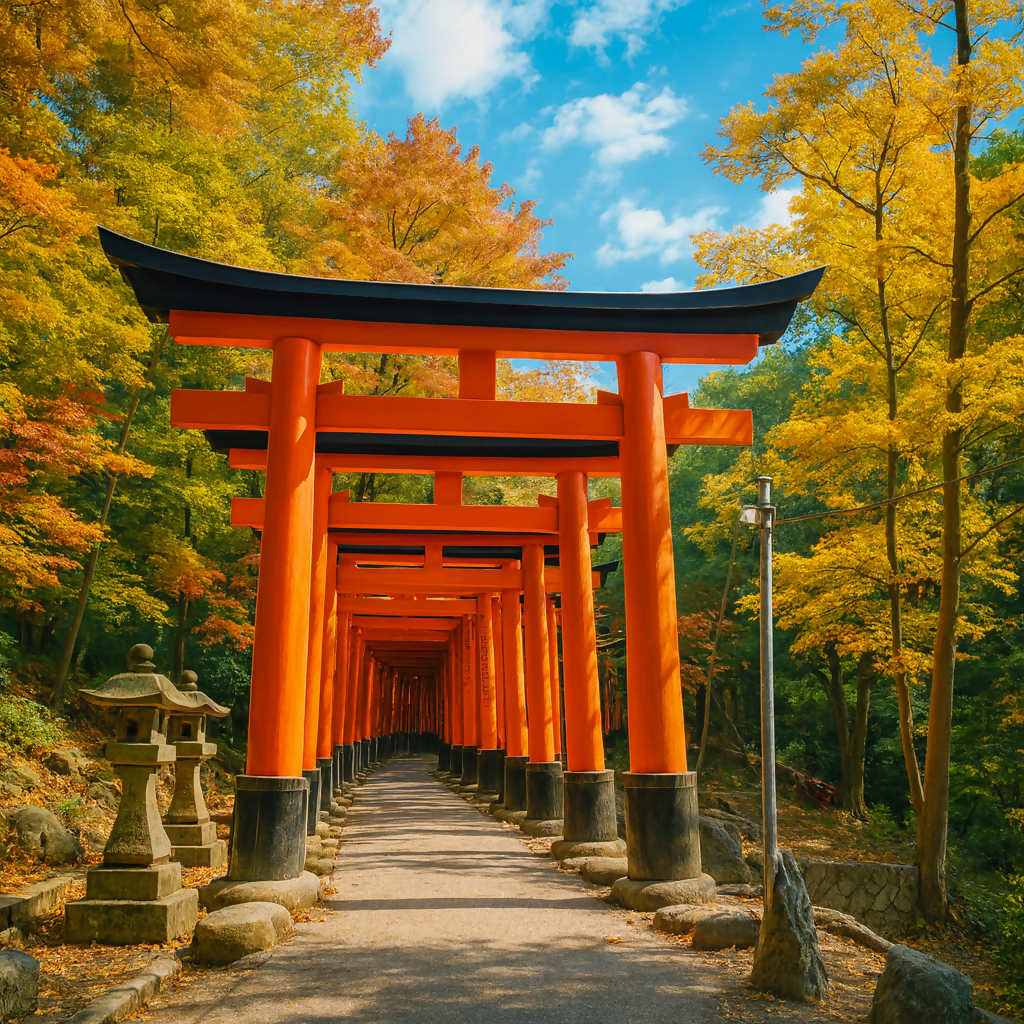 Fushimi Inari Shrine - Kyoto Japan - Asia - Rendered - Digital File Digital My Custom Designs PDF