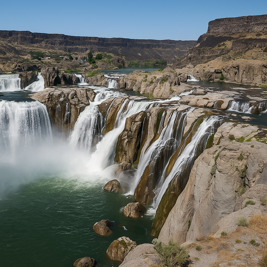 Shoshone Falls - Idaho United States - Rendered - Digital file Digital My Custom Designs PDF